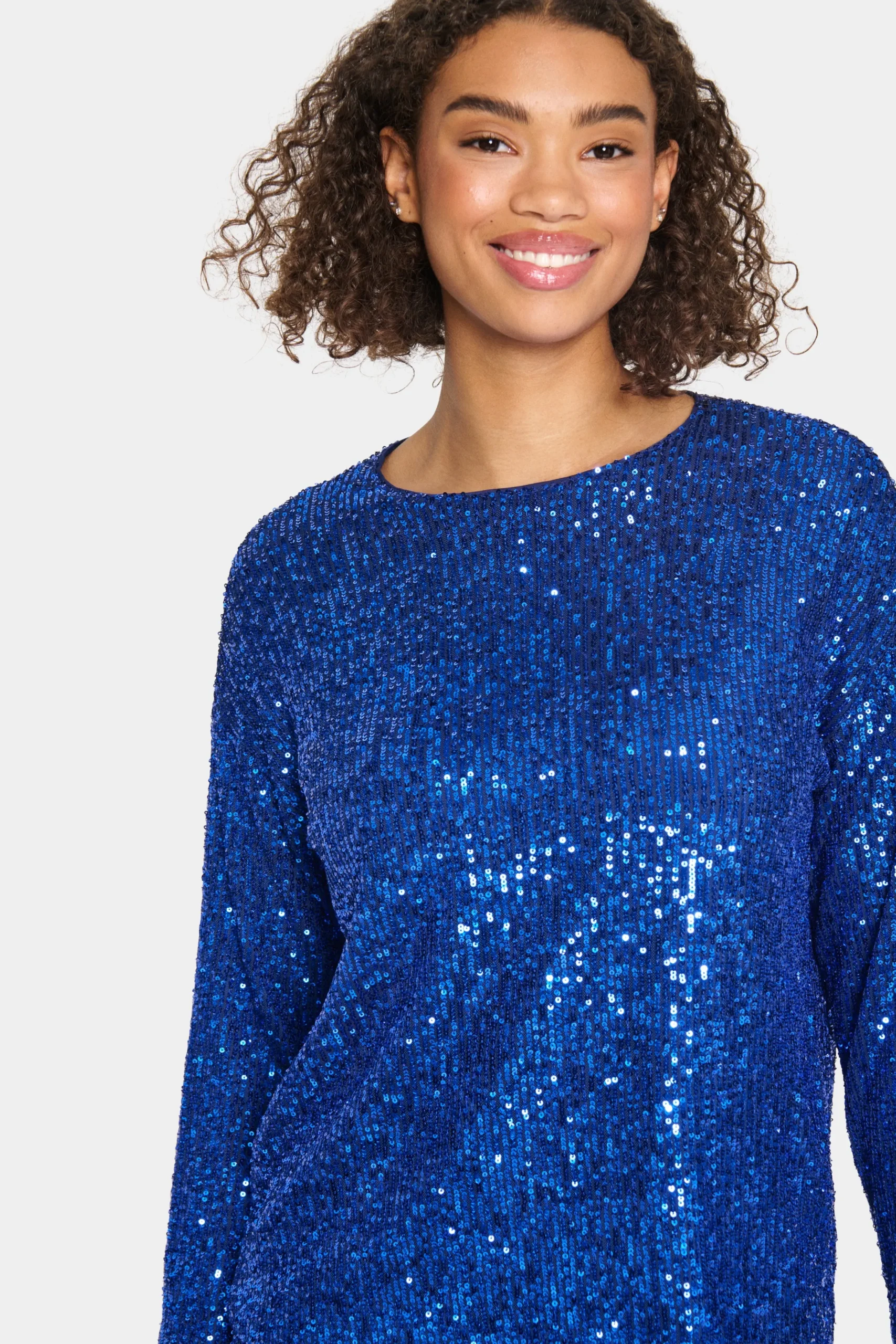 ReyanaSZ Paillette Bluse